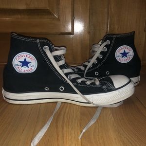 Black Converse AllStar Hightops